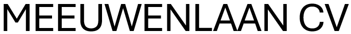 Meeuwenlaan CV